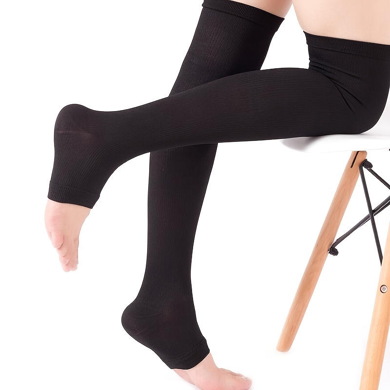 Unisex Varicose Veins Prevention Toeless Compression Over-the-Knee Socks -  Get Back Your Healthy Legs!