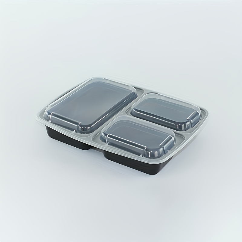 Disposable Household Lunch Box, Rectangular Takeout Packaging Box, Plastic  Lunch Box, Fast Food Transparent Box With Cover - Temu