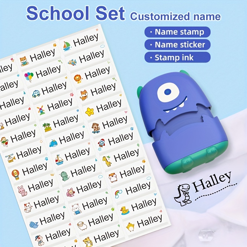Clothing Name Stamp school Supplies name Clothes Toys custom - Temu
