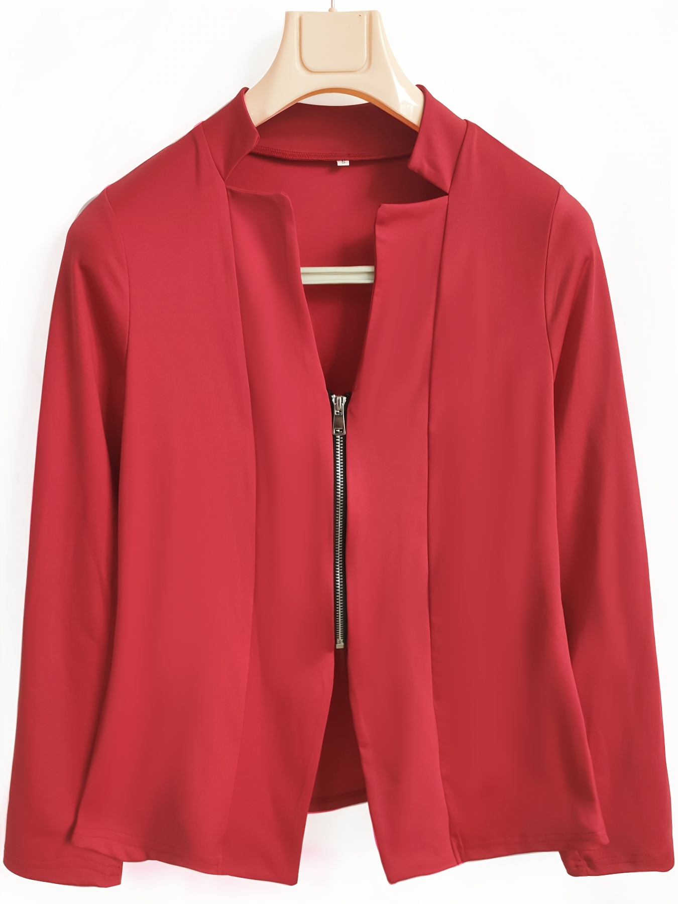 Gradient Color Office Suit For Women Jacket With Lapel V Neck, Long  Sleeves, Corset, And Zipper Closure Perfect For Office And Formal Occasions  From Jinjingba, $21.85