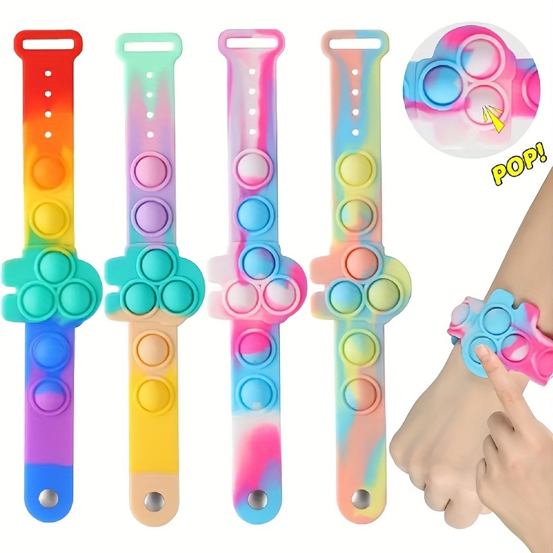 Pop Bracelet Fidget Toys Fidget Pop Bracelets Bulk Toy - Temu