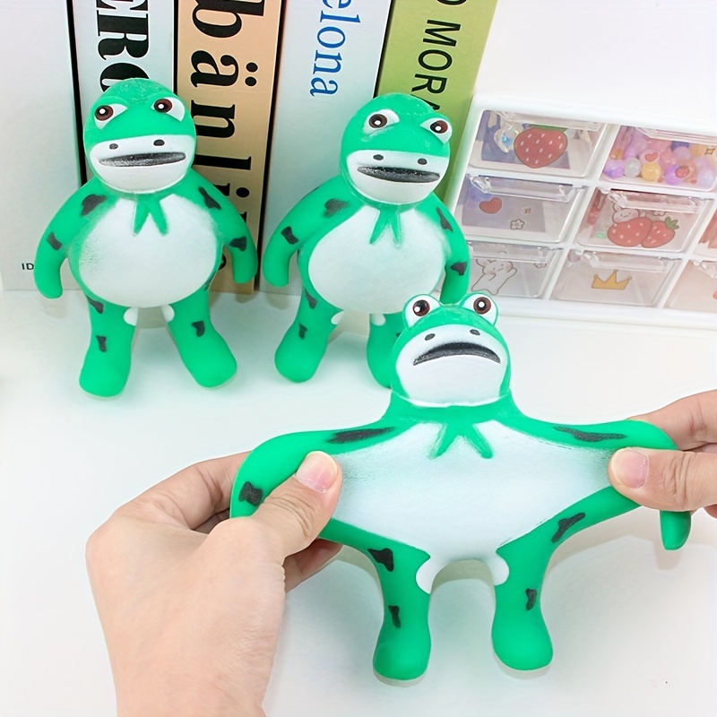 1pc Creative Stress Relief Frog Kneading Popular Toys Tpr - Temu