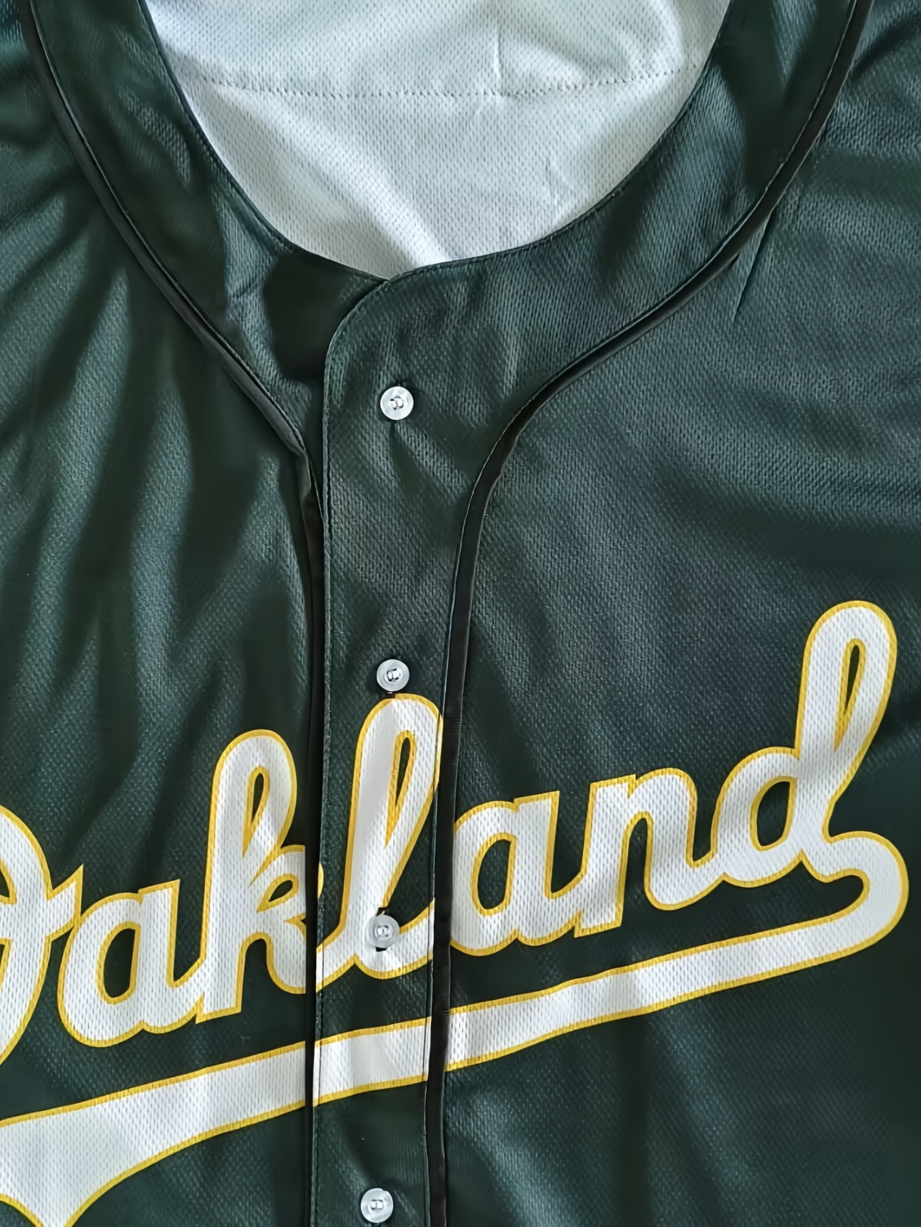 oakland as dark green jersey