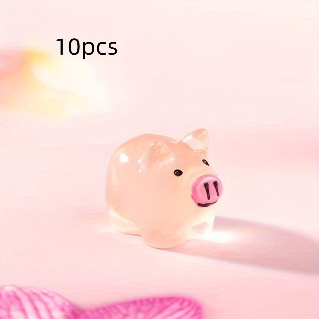 Mini Resin Pigs - Temu