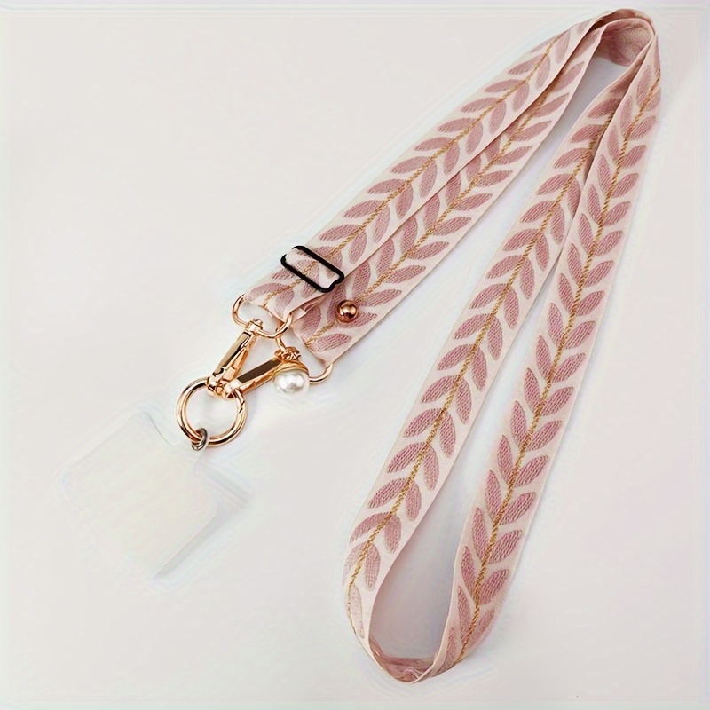 Fake Pearl String Purse Strap Replacement Elegant Beaded Pearl Women Bag  Chain Multi-use Phone Lanyard Decor