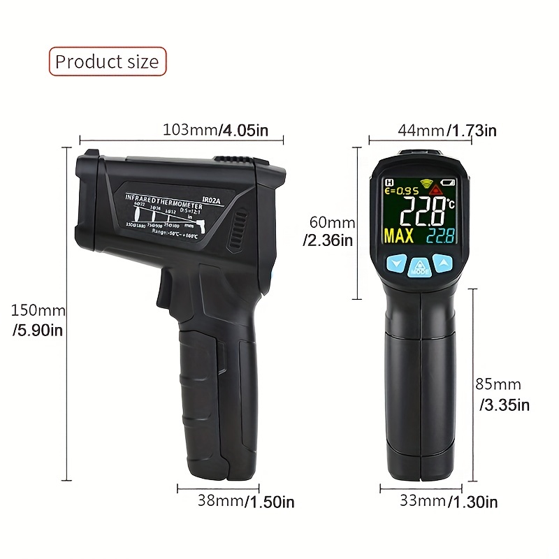 Temperature Meter Thermometer, Thermometer Color Screen