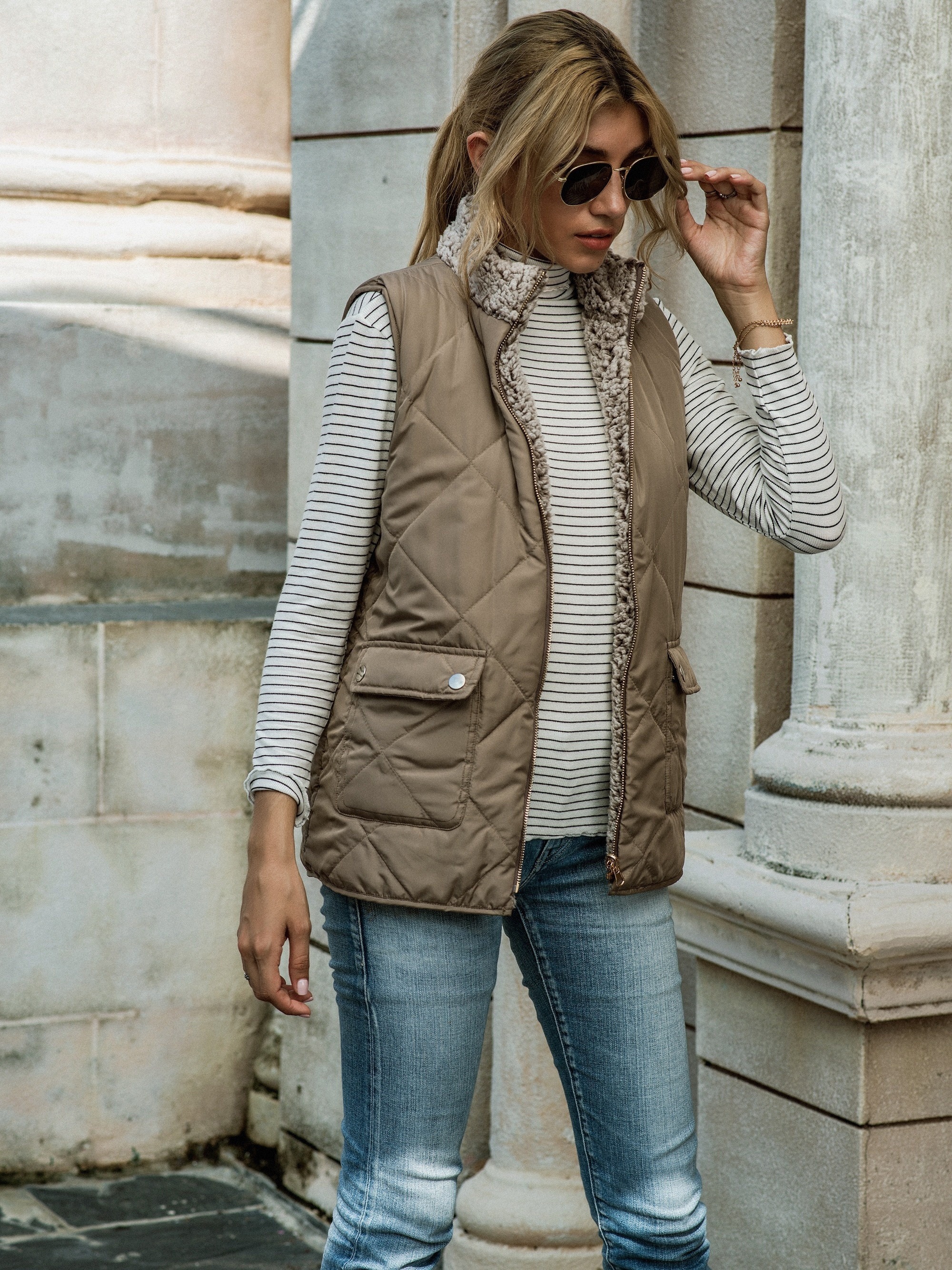 Women Puffer Vest - Temu Canada