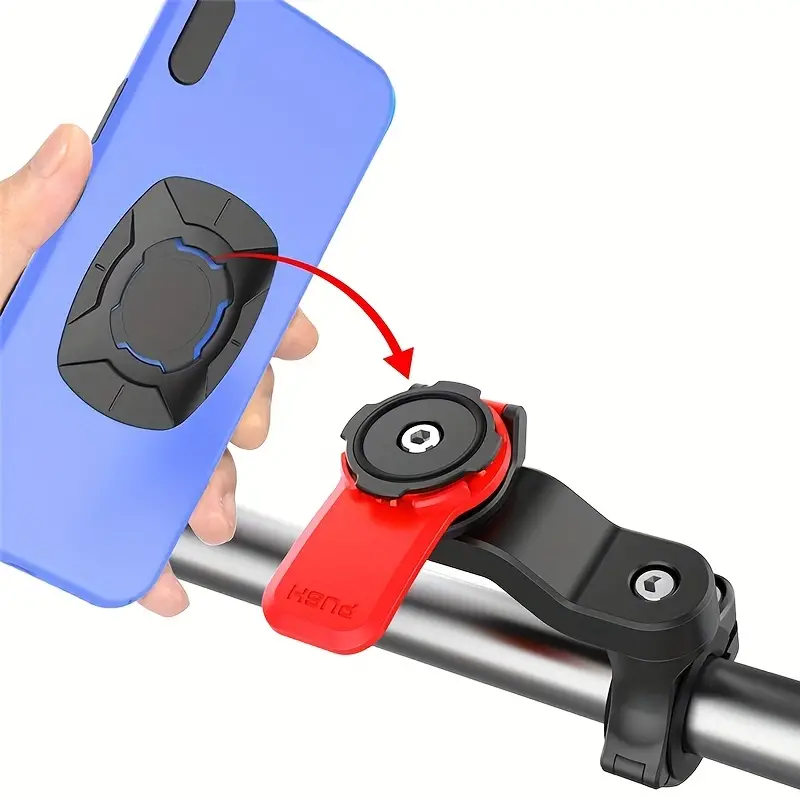 Motorcycle Bike Phone Holder Shock-resistant Bicycle Scooter Bike Handlebar  Security Quick Lock Support Telephone Stand