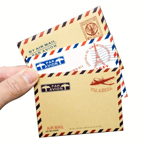 10 Pcs Enveloppes Colorées Enveloppe Rétro Papier Nacré Enveloppe Élégante  Avec