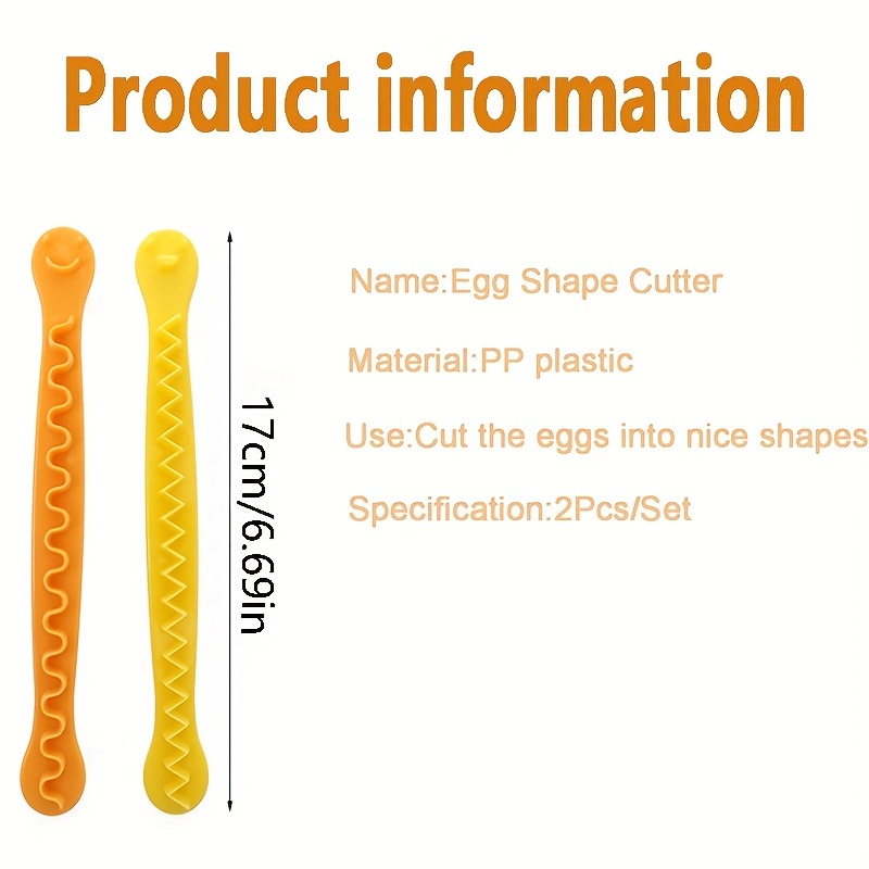 2pcs Kitchen Fancy Egg Cutter Kitchen Creative Everything Two Lace