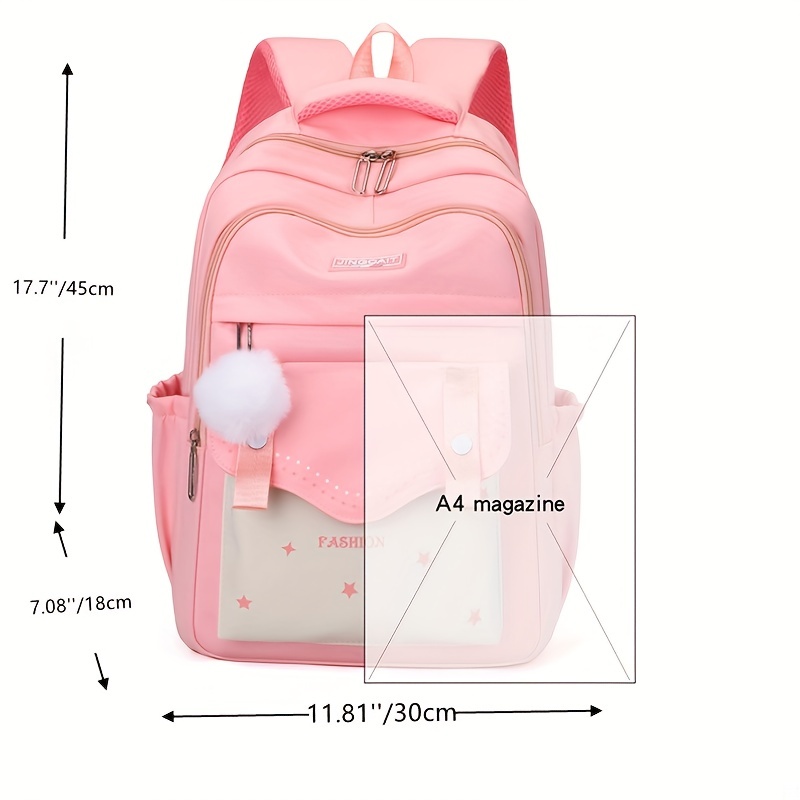 Fashion Female Kawaii School Bags Waterproof Girl Travel Nylon