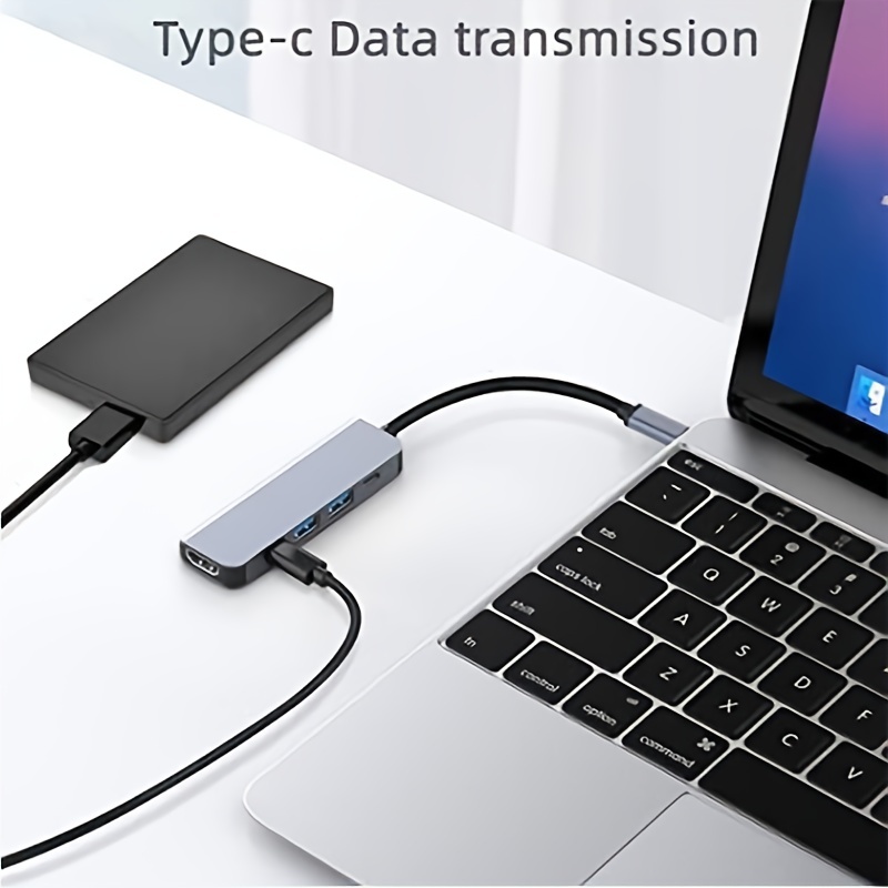 1 Extension Hub Usb c Interface Multifunction Adapter With - Temu