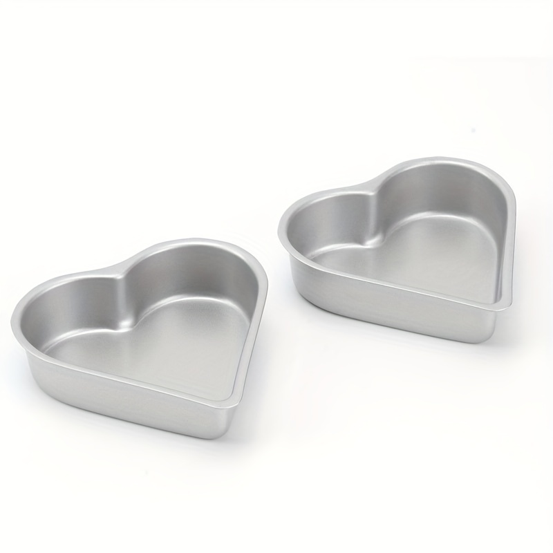 Heart Shaped Cake Molds, Mini Cake Pans, Metal Pudding Molds, Love