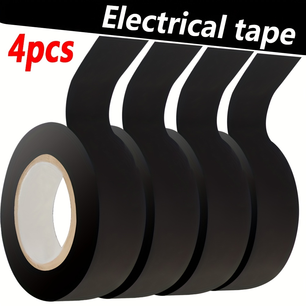 Electrical Tape Pvc Electrical Black Wire Insulation - Temu