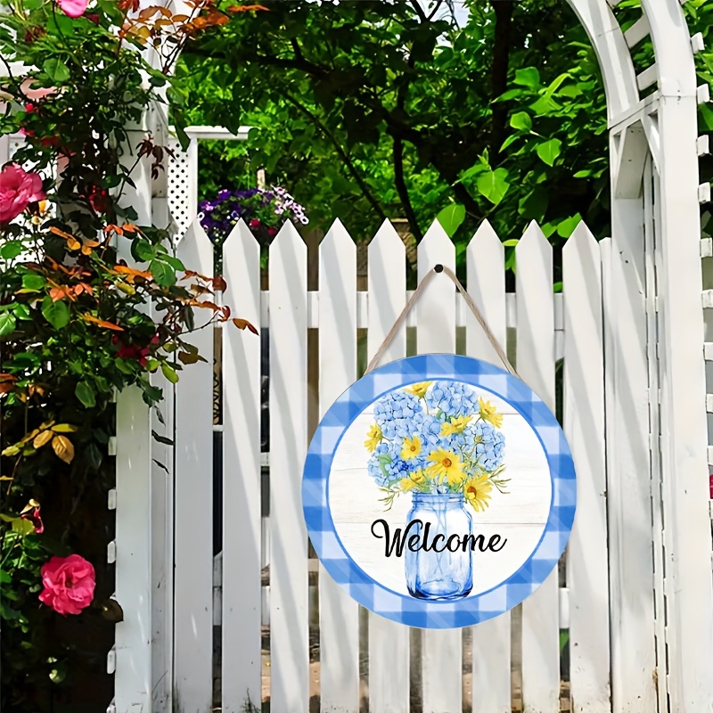 Flowers Decorate Door of The House Flowers Paint By Numbers