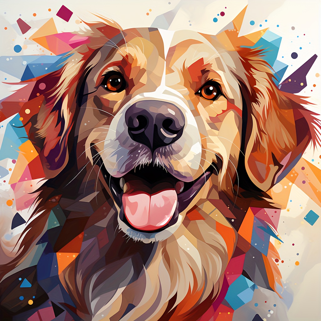 4 In1 Watercolor Style Golden Retriever Stickers Car window - Temu