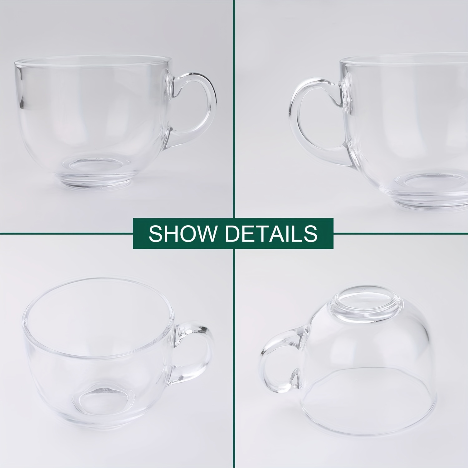 Clear Glass Water Cup Slim Coffee Cup For Juice Milk Ice - Temu