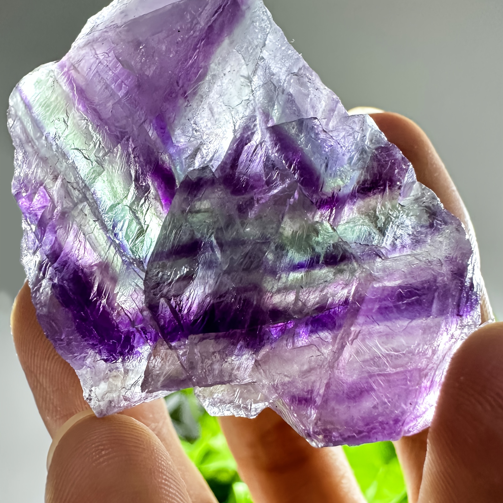 1pc 100g Natural Crystal Fluorite Rough Raw Stone Healing Gemstones Bulk  Crystals Rocks For Tumbling