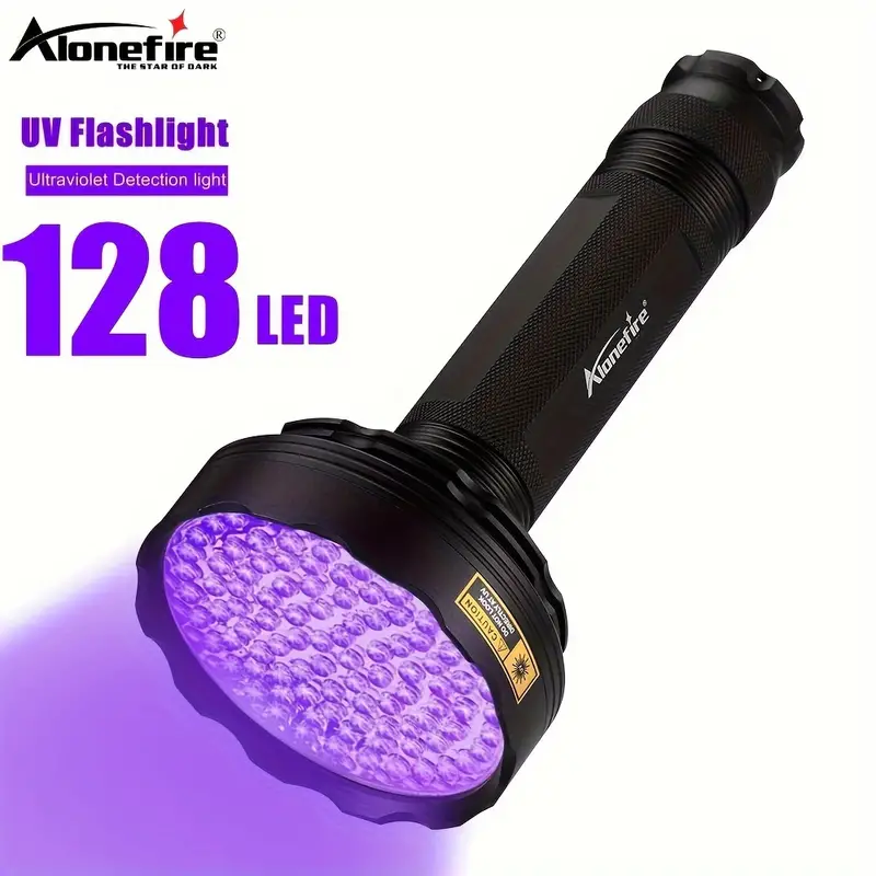 Alonefire Sv128 Led Uv Flashlight 395nm Ultraviolet Light - Temu