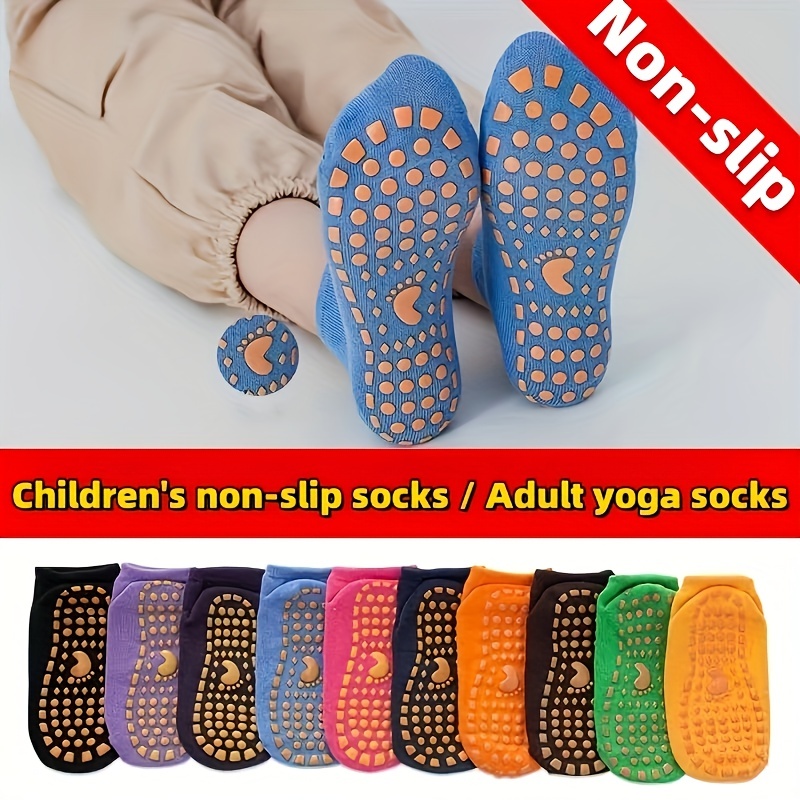 Kids Non Slip Toddler Boy Grip Socks 12 Pairs Anti Skid Sticky Socks for  3-5 Years Infants Baby Children