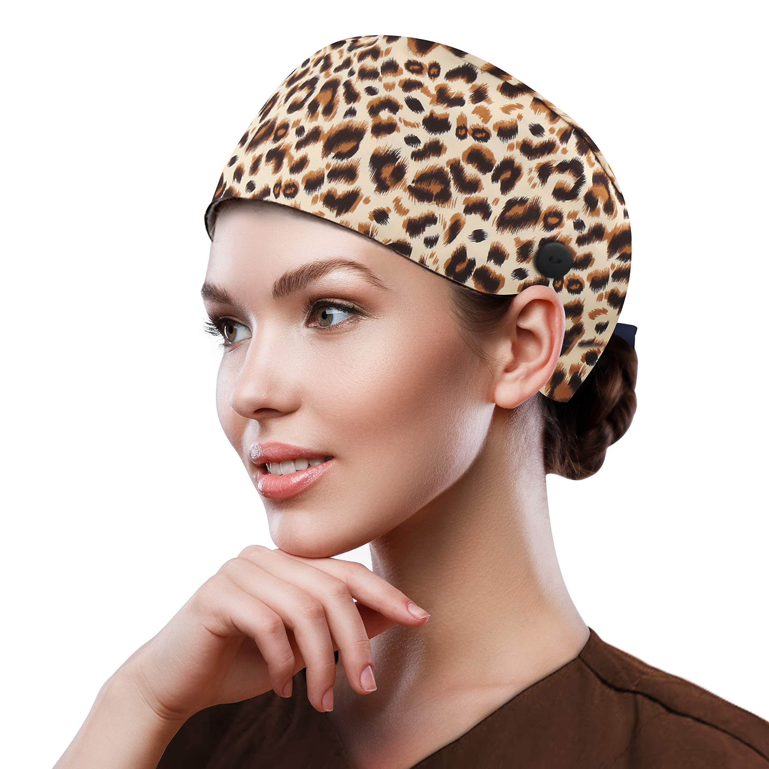 Adjustable Working Button Ponytail Pouch Hat Surgical - Temu