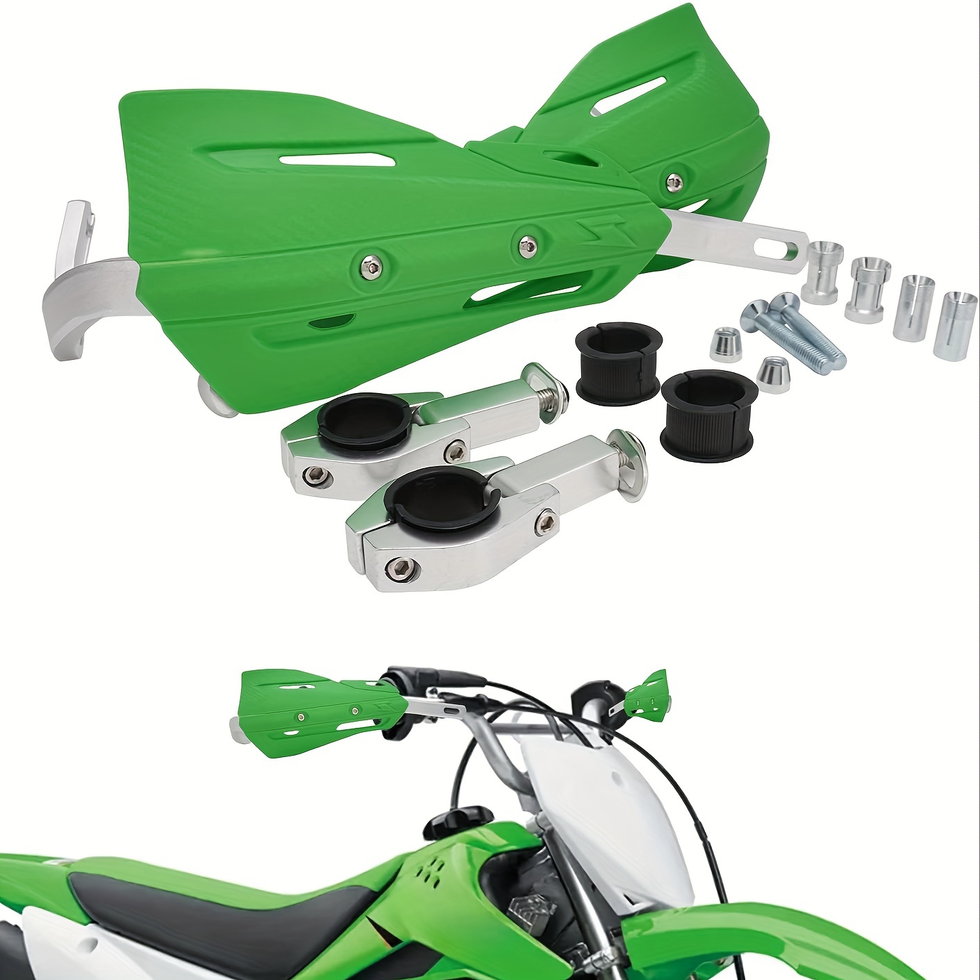 1 paire de garde-mains de moto Protège-mains Protecteurs de protection  protections bouclier protections coupe-vent pour Yamaha Kawasaki Honda  Suzuki Moto Dirt Bike VTT