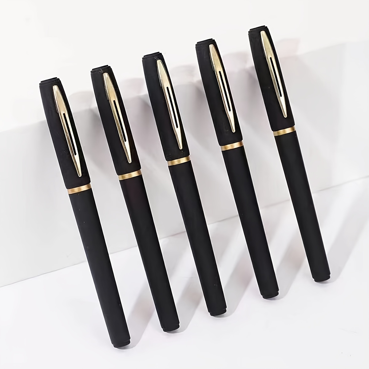 Black Gel Pen 0.5mm Full Matte Water Pens Writing Stationery Supply O Good