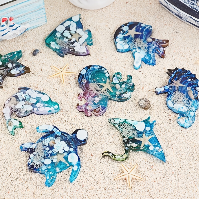 ResinWorld Epoxy Resin Jewelry Molds, Diorama Ocean Island Resin