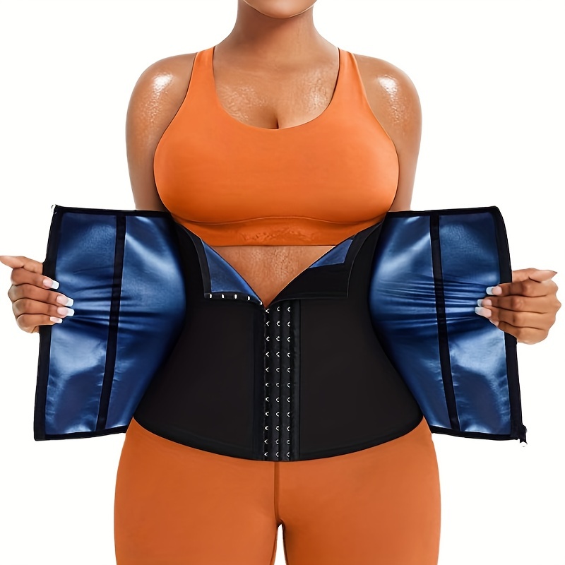 Fashion (Silver,)Women Waist Trainer Sweat Belts Corset Tummy Body