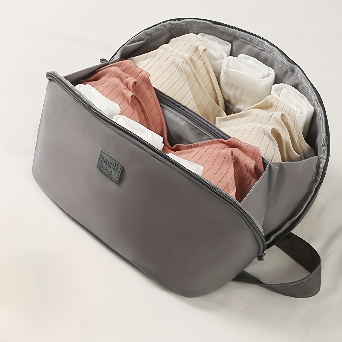 Underwear Storage Bag Large Capacity Zipper Underwear - Temu