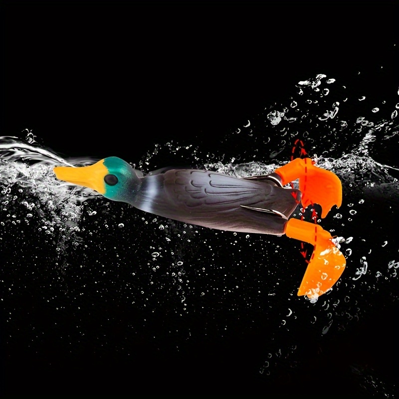 Bionic Duck Soft Bait Spinning Flippers Swimbait Topwater - Temu