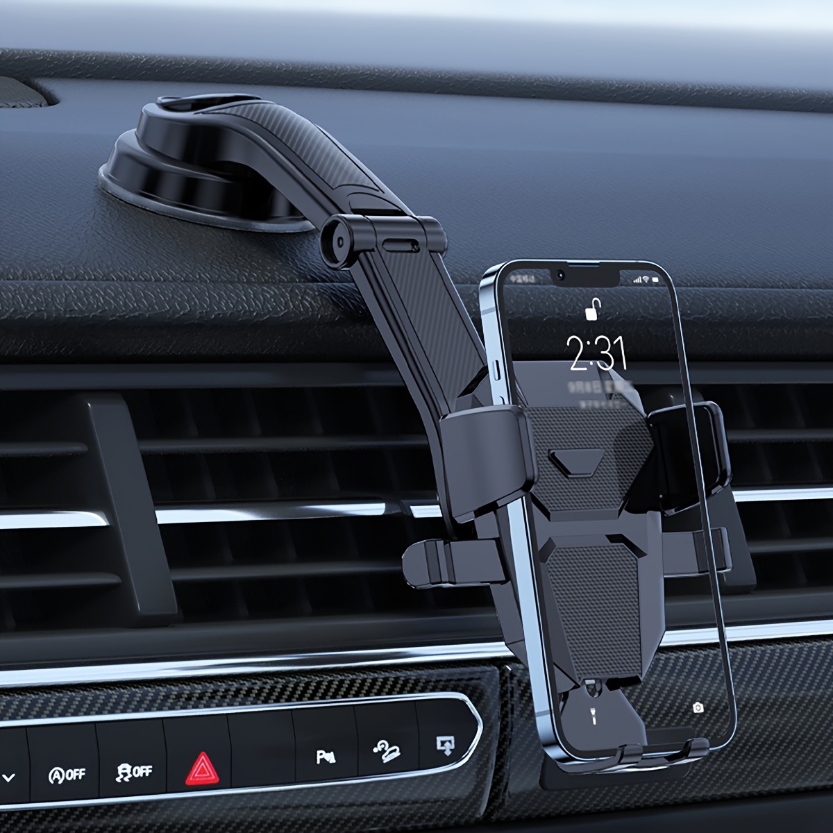 

Car Center Control Down Elbow Joint Suction Cup Waterfall Hanging Wall Car Phone Holder Multifunctional Car Phone Holder Navigation Phone Holder