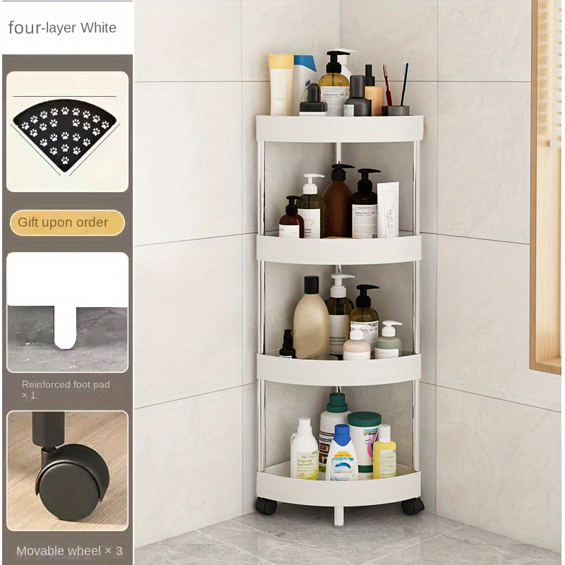 Multipurpose Bathroom Corner Shelves Shower Storage Rack - Temu