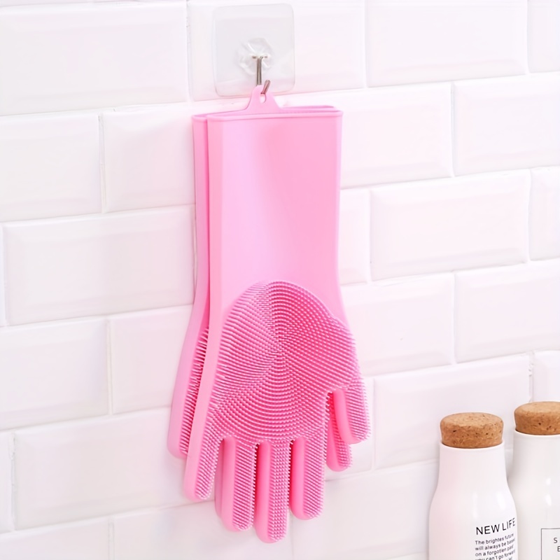Silicone Dishwashing Gloves Housework Gloves Dishwashing - Temu