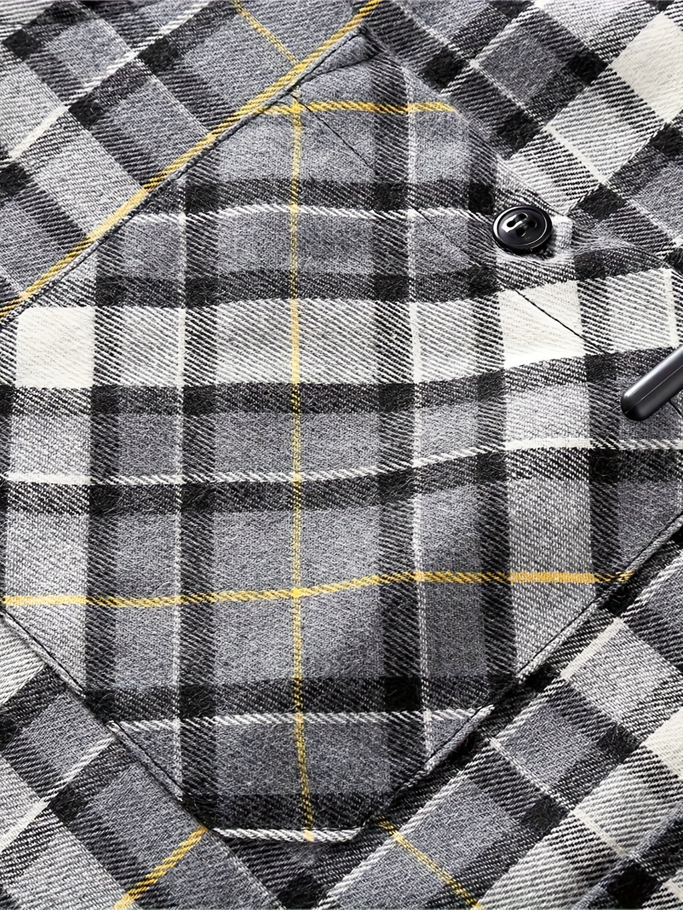 Camisas masculinas xadrez com capuz e manga comprida 2023 ajuste