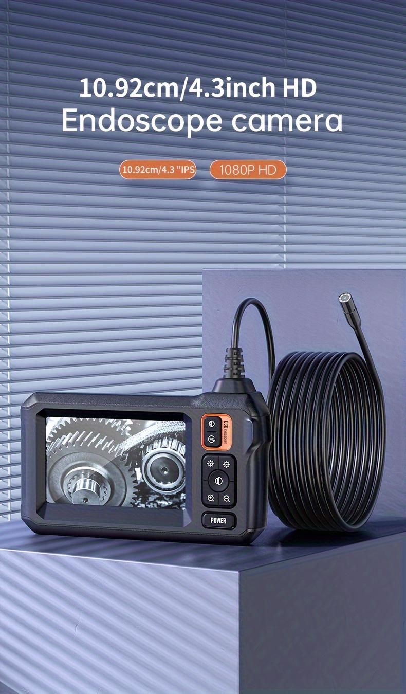  Endoscope Camera with Light, Industrial Digital