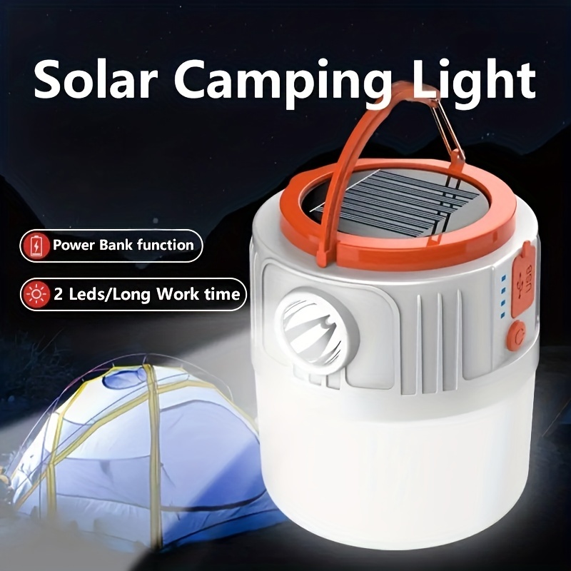  Linterna de camping, luz LED vintage para acampar
