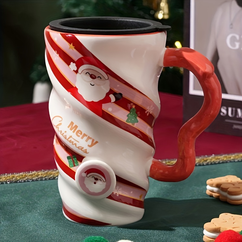 Car Shaped Coffee Tea Mug Cup Red Unique 6” Long