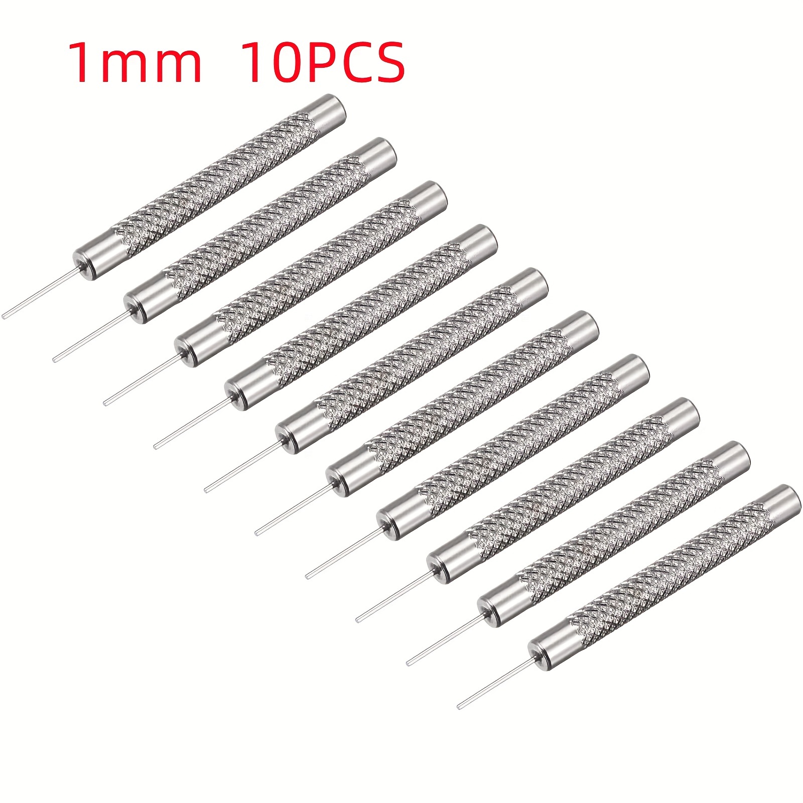 10uds Reloj Correa Tubos Pasadores 1,1mm Tubo Diámetro 11mm Pasadores  Longitud Inoxidable Acero Conexión Eje para Reloj Correa Reparación  Reemplazo Unique Bargains ver herramientas de reparación