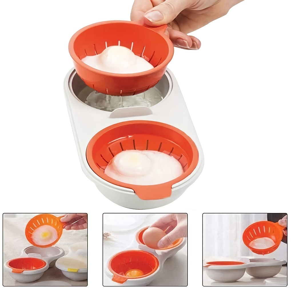 Cook Perfect Eggs Every Time With This Silicone Egg Poachers - Temu