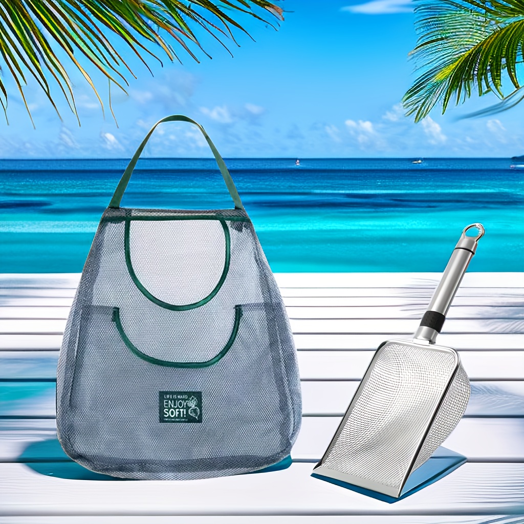 Beach Mesh Shovel For Collecting Shells Children's - Temu