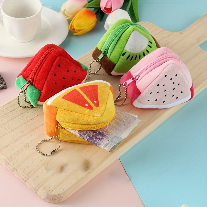 Mini Cute Fruit Shaped Bag Lovely Cartoon Coin Purse Kawaii Temu