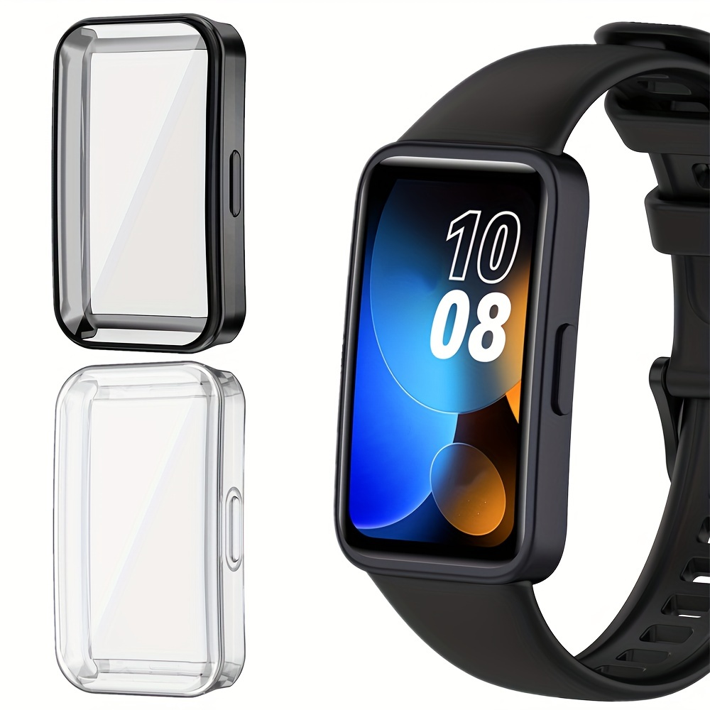 Screen Protector Case Fit for Redmi Watch 3, Full Coverage Hard PC Plated  Bumper Cover Protective Cases Frame Tempered Glass Screen Protector for