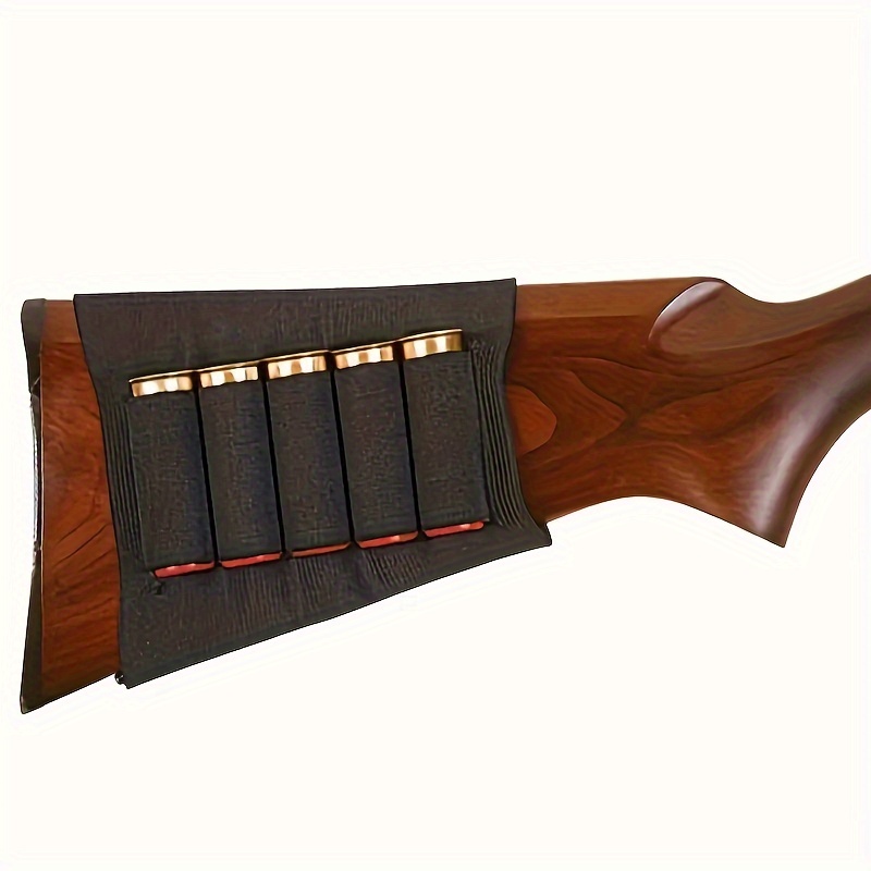 [Multifunctional Shell Holder] Multifunctional 5-Holes Butt Stock Shell Holder | Hunting Buttstock Holder