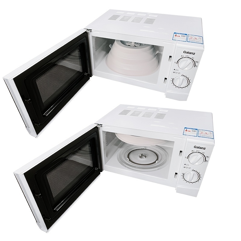  Tourvee Tapa de microondas, cubierta plegable para horno de  microondas para alimentos, segura y libre de plástico y silicona BPA,  cubierta multiusos para herramientas de cocina. Se puede lavar con 