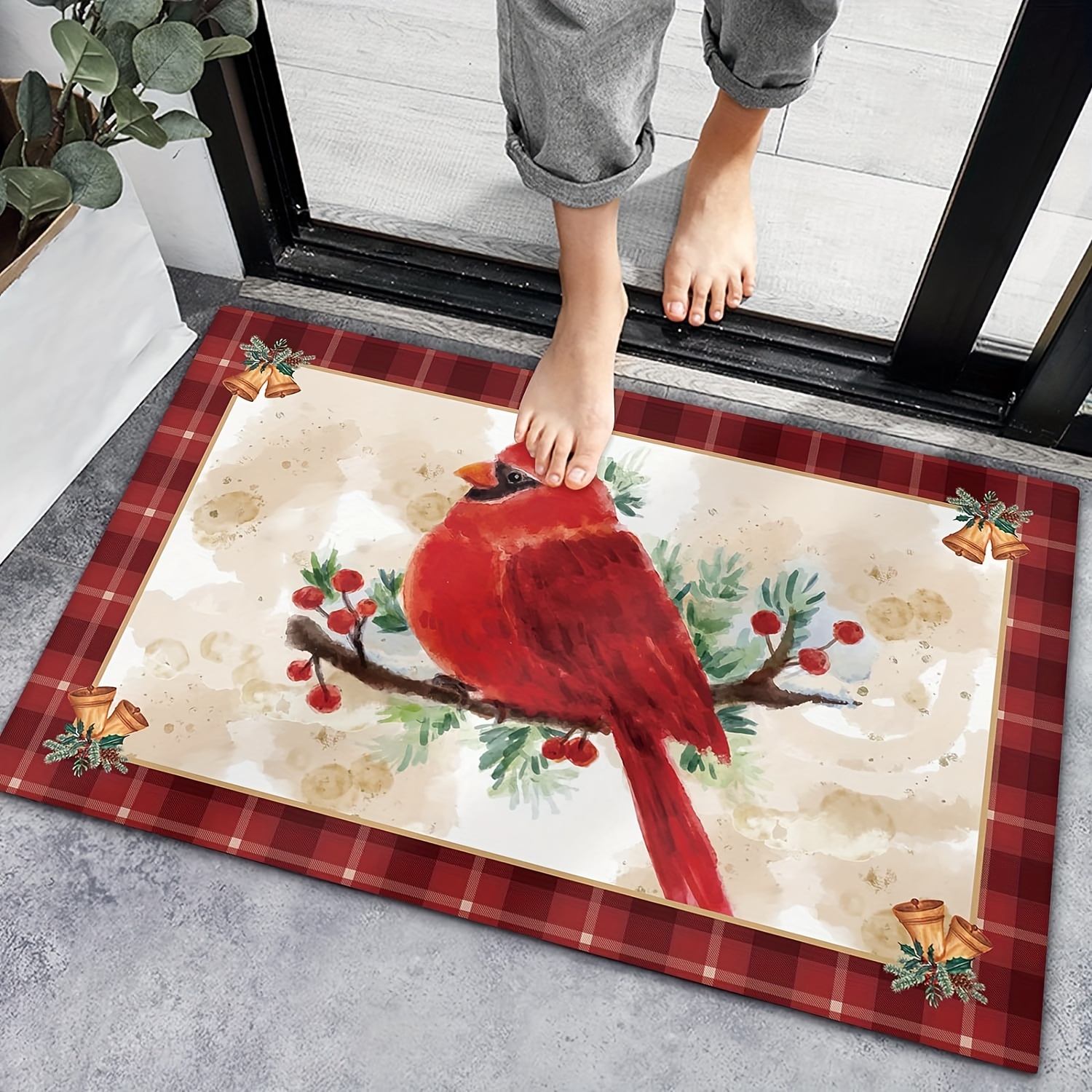 Dirt Resistant Welcome Doormat, Washable Low Pile Indoor Outdoor Entrance  Mat, Non-slip Absorbent Bath Mat, Rv Mat, Farmhouse Funny Kitchen Rugs,  Suitable For Bathroom Kitchen Balcony Patio Carpet, Home Decor, Room Decor 