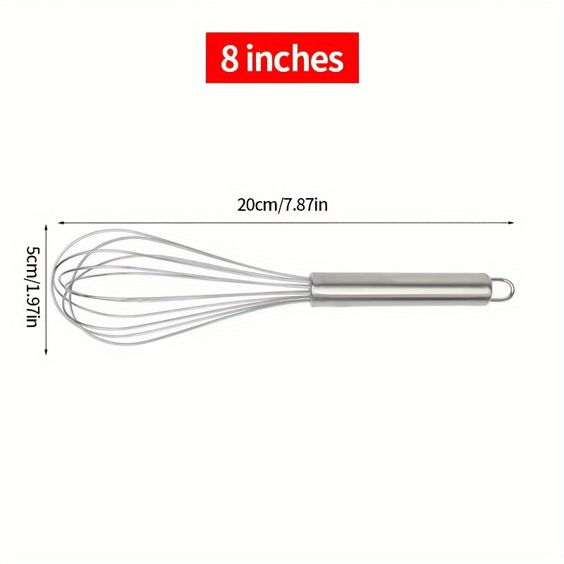 1pc Egg Beater Stainless Steel Egg Whisk Manual Egg Beater Multifunctional  Egg Whisk For Whisking Blending Beating Frothing Egg Beater For Baking  Kitchen Baking Gadgets - Home & Kitchen - Temu