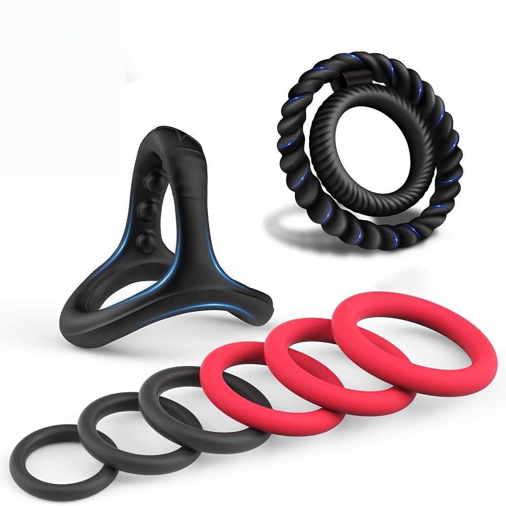 Scrotum Bind Sex Toys for Men Erection Cock Ring Sex Toys Soft Silicone  Elastic Penis Ring