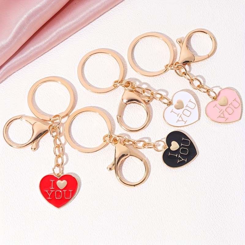 Llavero Metal Diseño Corazón Abierto Parejas - Joyería Accesorios - Temu