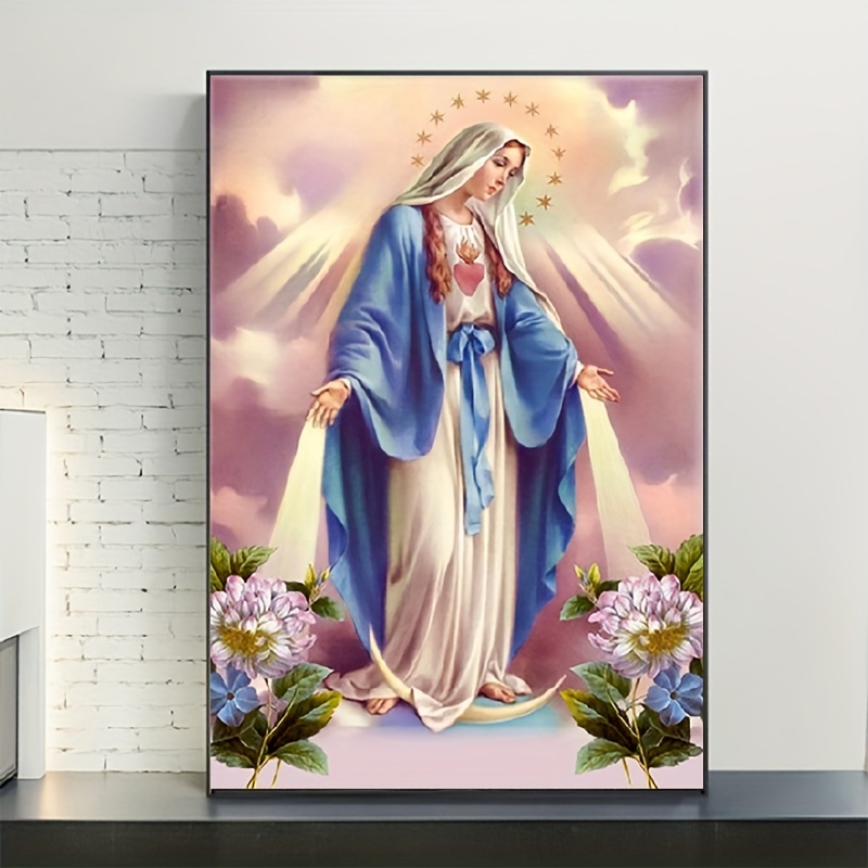 5D DIY Diamond Painting, Full Diamond Painting With Diamond Art, By Number Kits Embroidery Rhinestone For Wall Decor